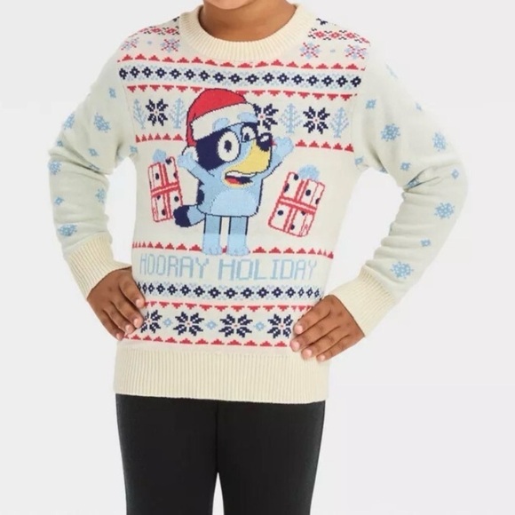 Bluey Other - Bluey Festive Kids Sweater